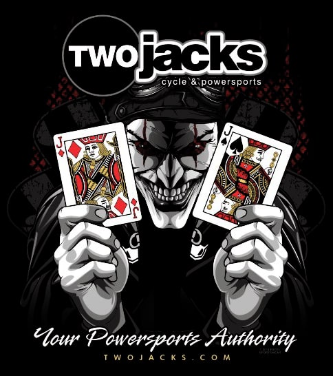 Joker holding Jack of Diamond and Jack of Spades cards